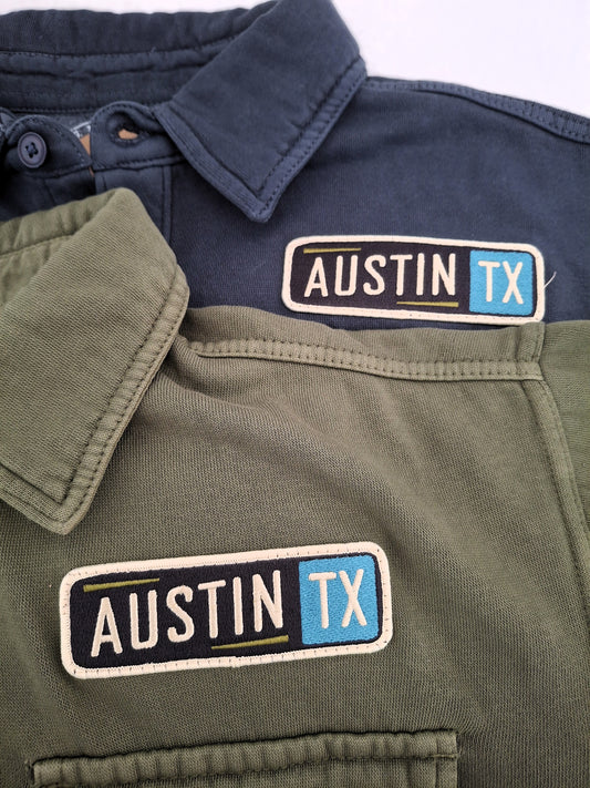 Austin  Patch Fleece Shacket