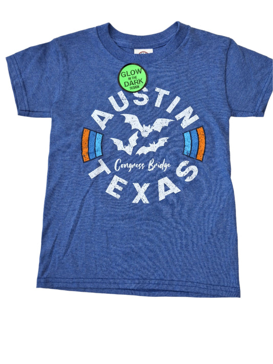 Glow in the Dark Kids Austin Bat Tee