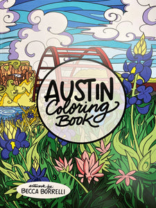 Austin Coloring Book by Becca Borrelli