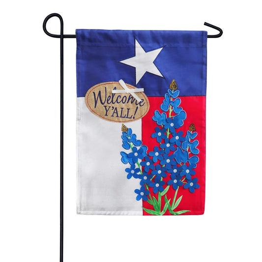 Lonestar Welcome Garden Flag