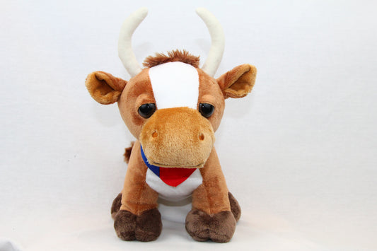 Texas Longhorn Plush with Bandana
