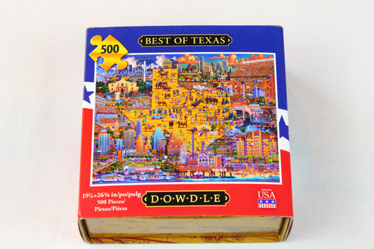 Best of Texas 500 Piece Puzzle