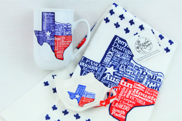 Texas Cities Gift Set
